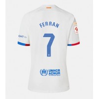 Camisa de Futebol Barcelona Ferran Torres #7 Equipamento Secundário 2023-24 Manga Curta